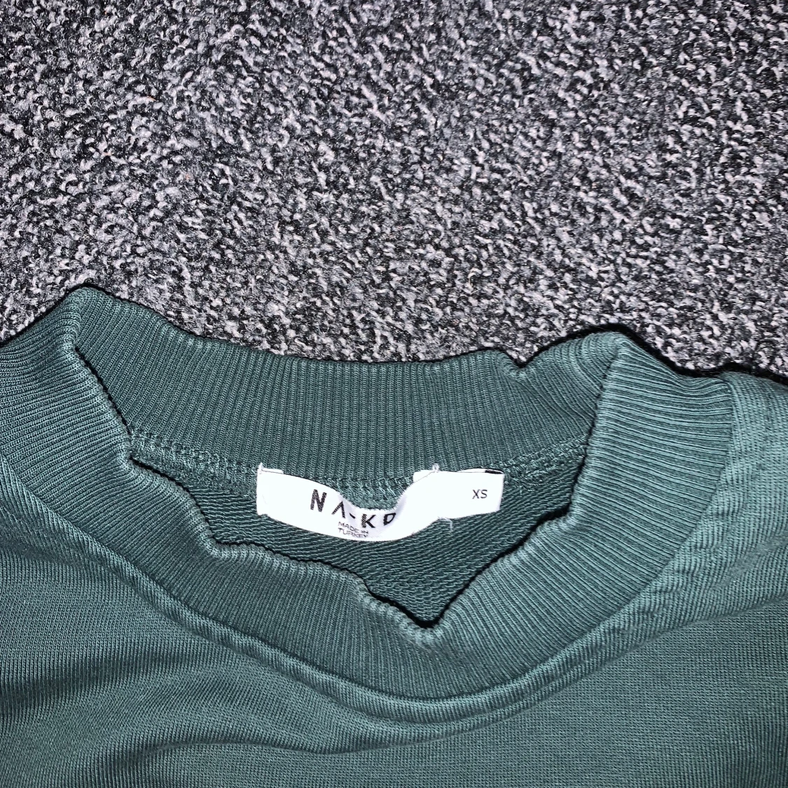 oversized grön sweatshirt  - 90