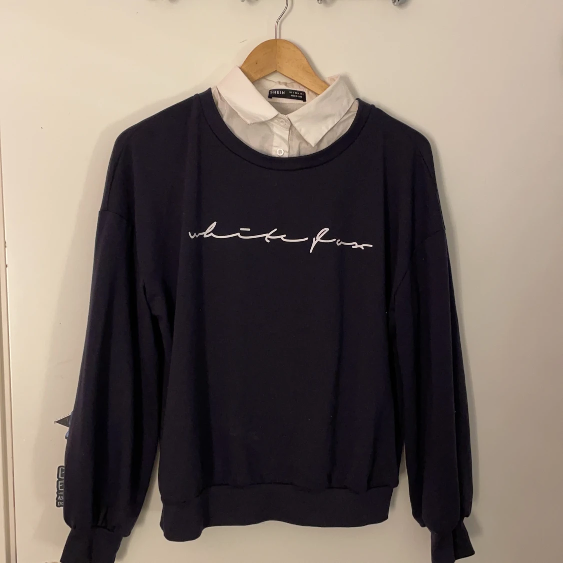 Sweatshirt med krage  - 90