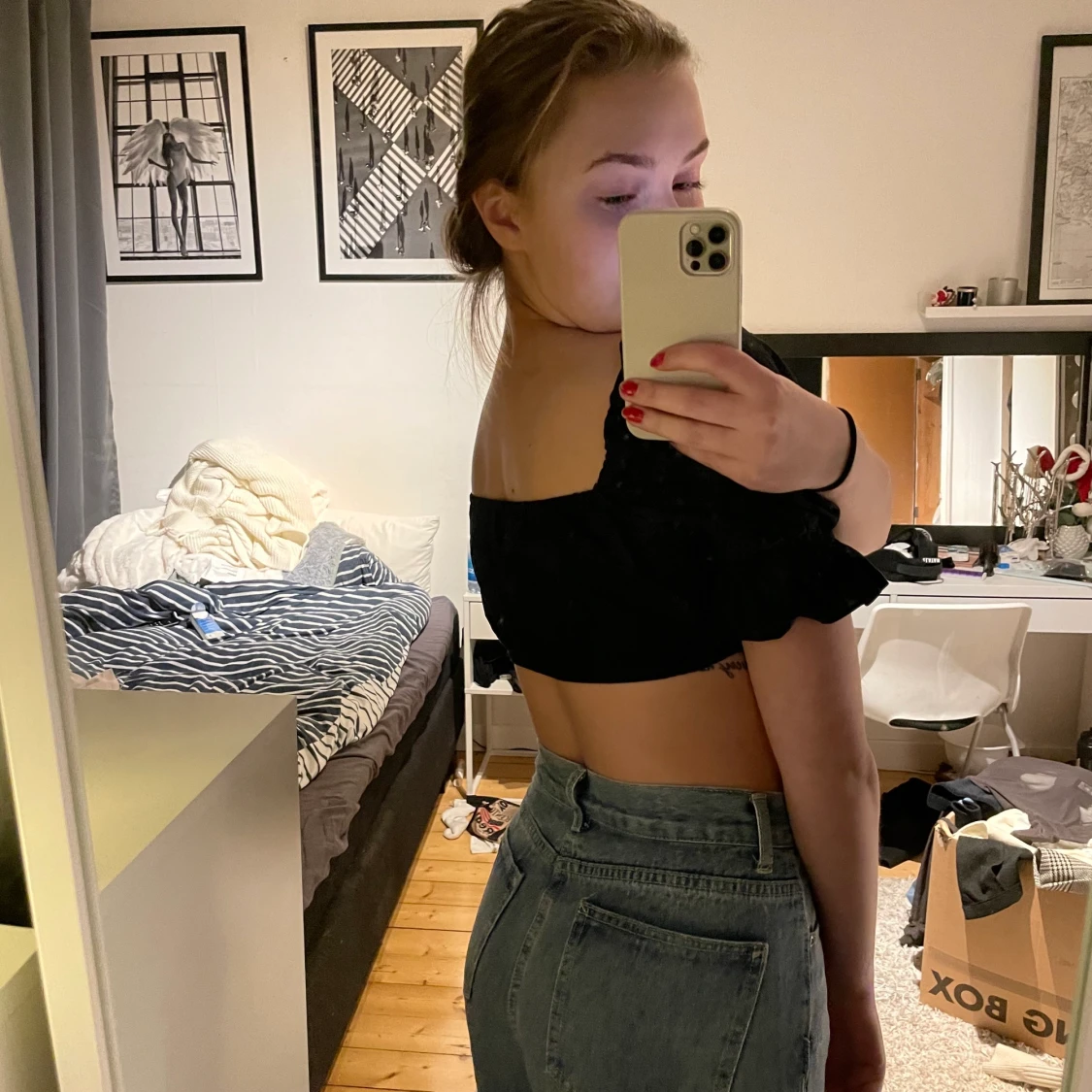 Kort topp från hm - 91