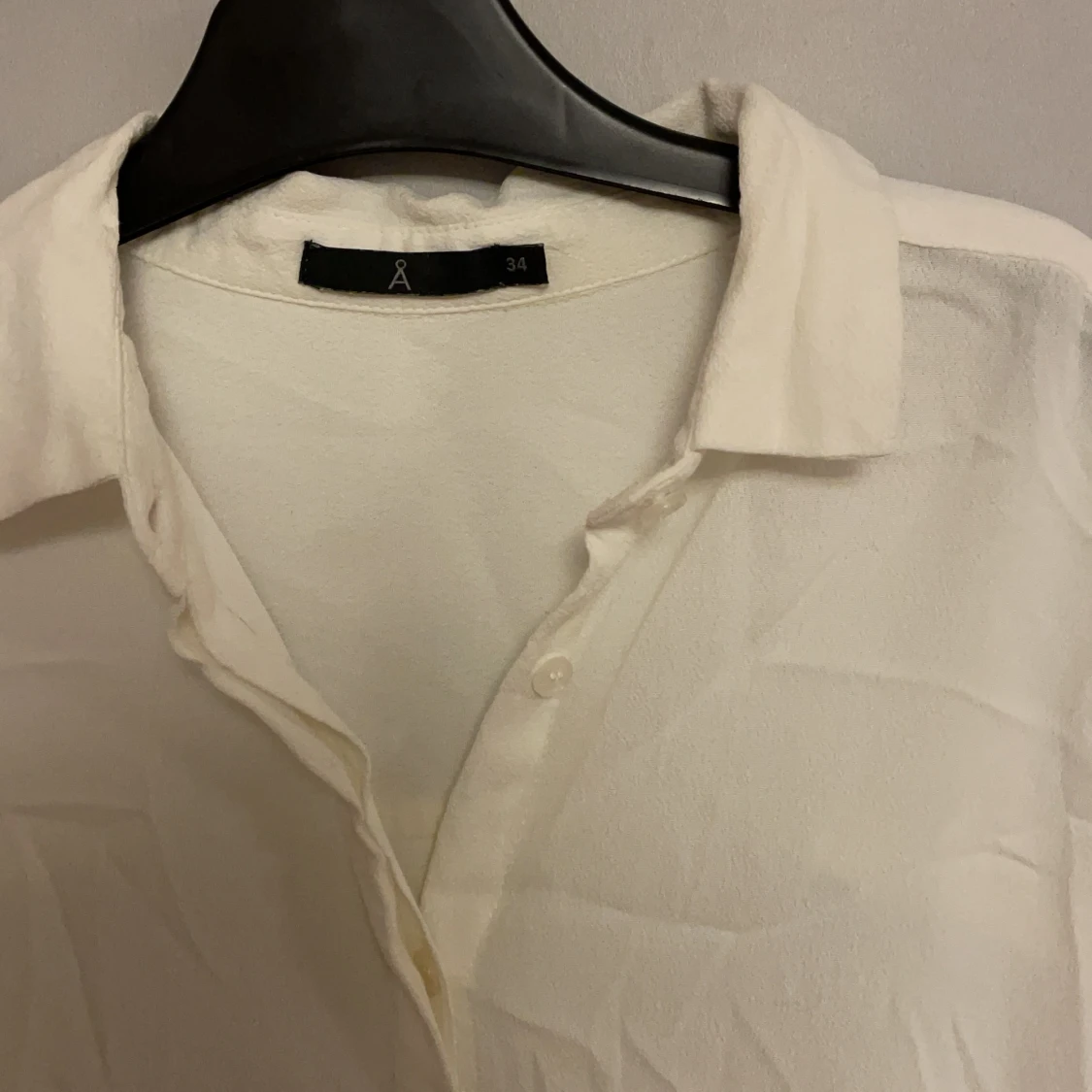 Vit oversize skjorta strl 34 - 90