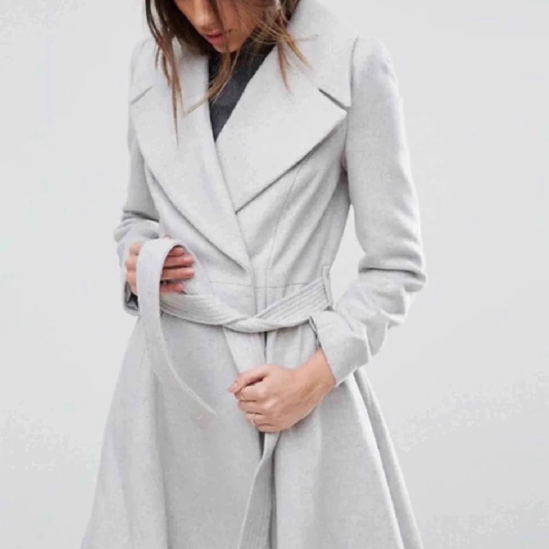 ASOS grå kappa strl. S - 91