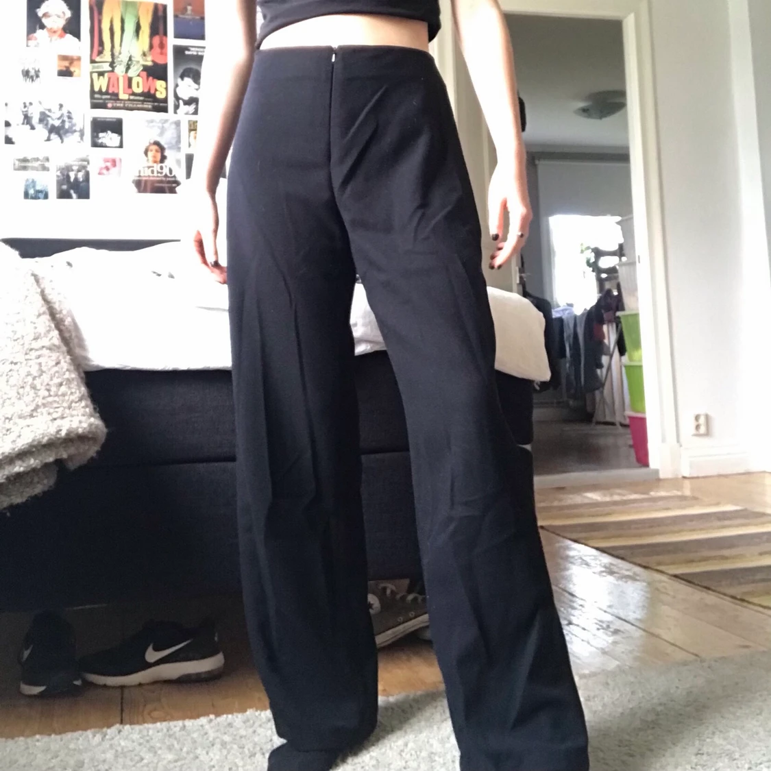 Svarta kostymbyxor - 90