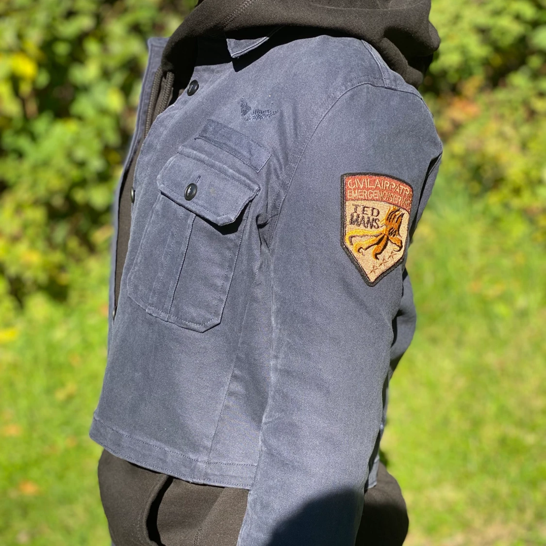 Jeansjacka med märken - 90