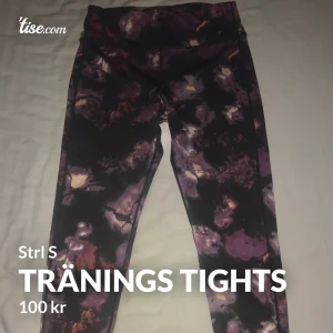 Tränings tights - Strl S, använda en gång och har inga tecken på användning. För mer bilder och info skriv privat eller kommentera. Frakt ingår inte! ✨❤️