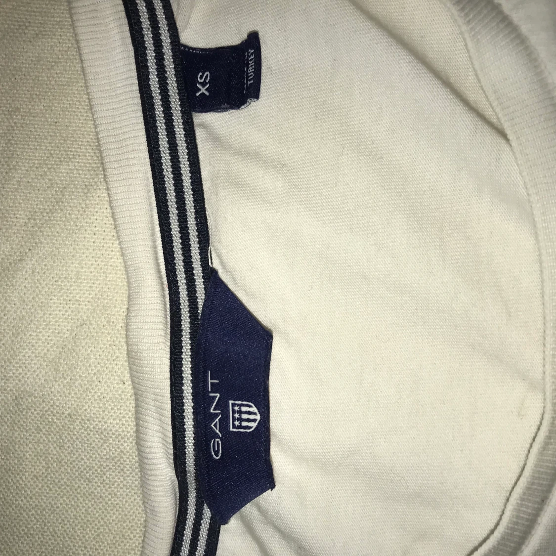 Vit Gant tröja i storlek XS (passar S, M) - 90