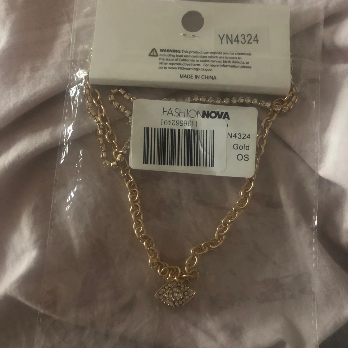 Oöppnat fashion nova halsband - 90