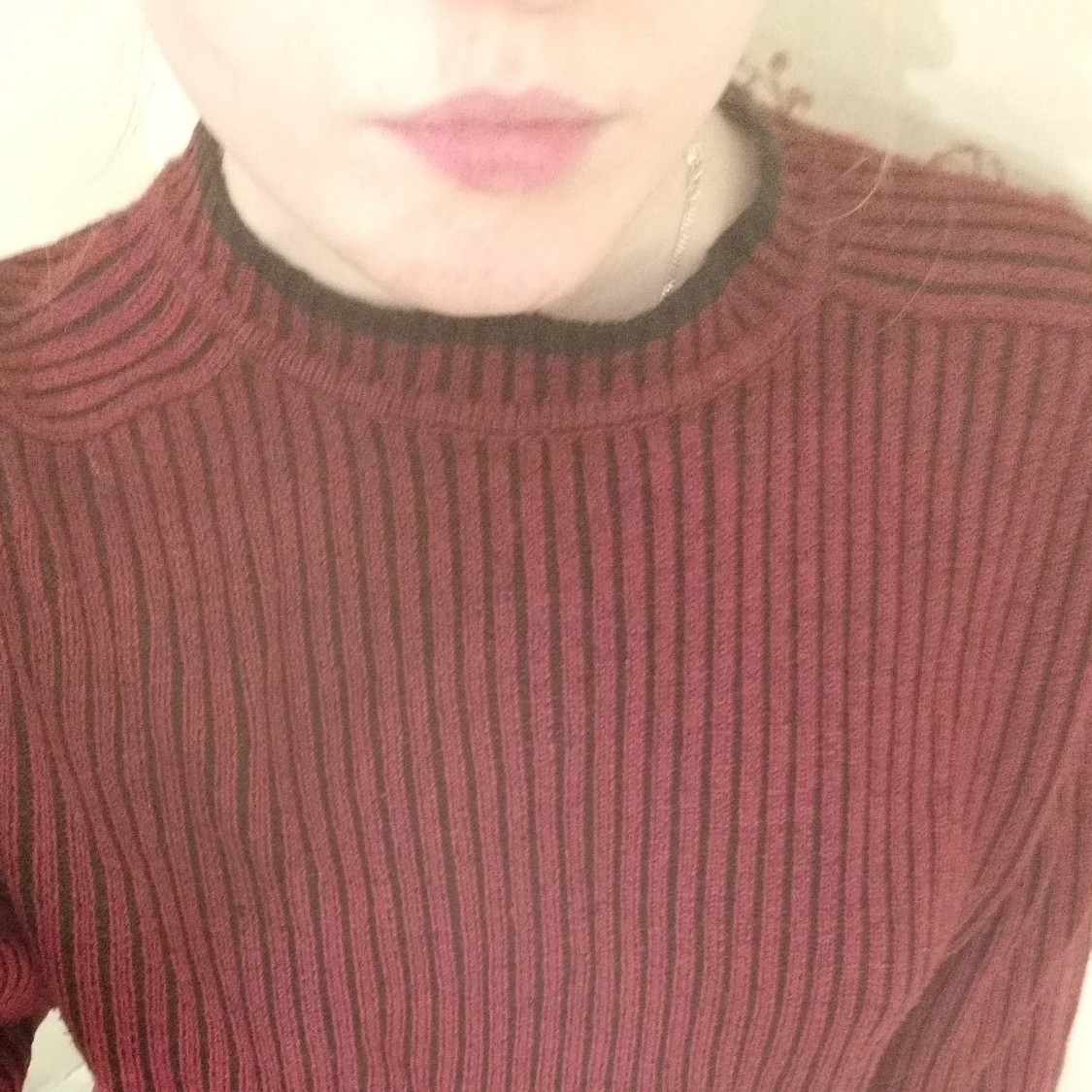 Rödsvart långärmad tröja - 91