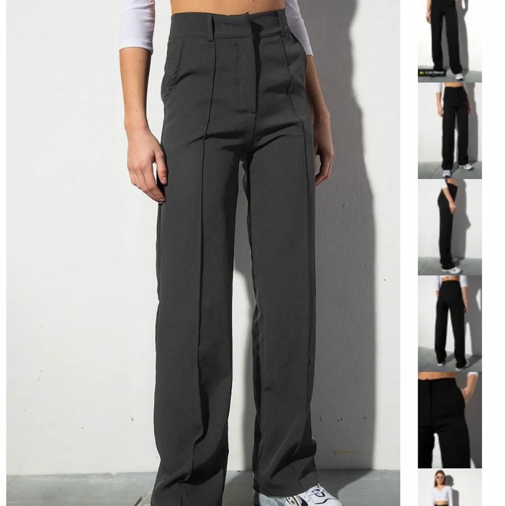Säljer dessa fina Madlady byxor i storlek S längd 30 skit fin älskar men jag har två par!🤍 kom privat för mer bilder 🤍. Jeans & Byxor.