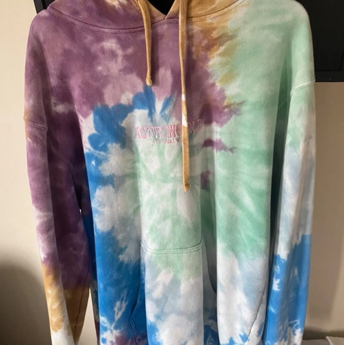 Travis Scott Astroworld Festival Run Hoodie Tie Dye - 90