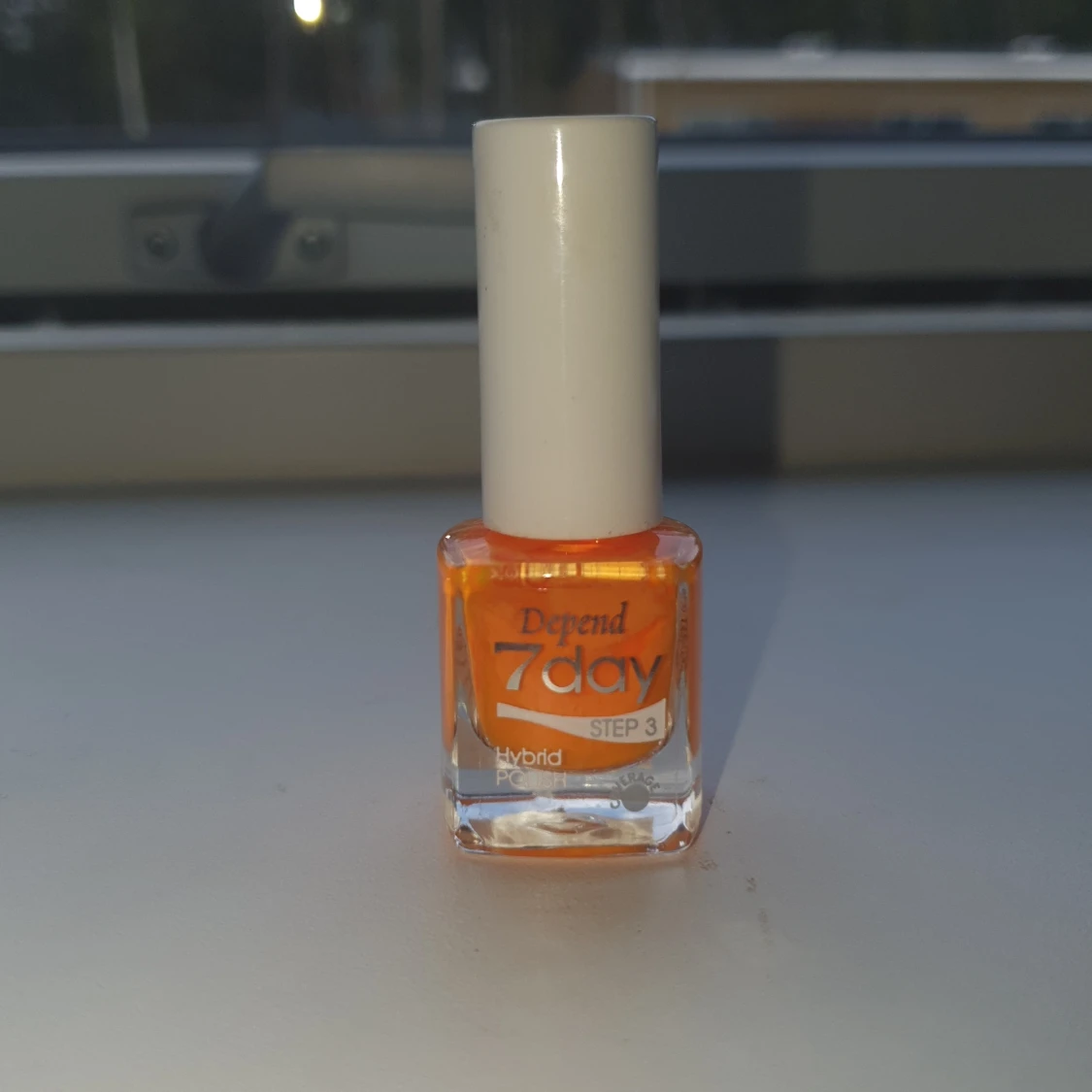 Orange Nagellack Oanvänd 