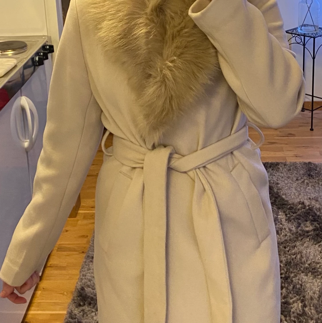 Kappa med pälskrage