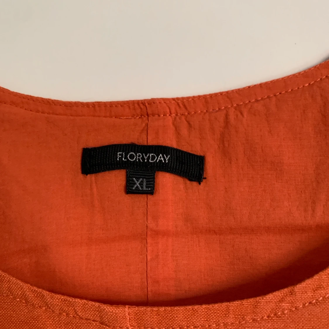 Orange babydollklänning vintagestil - 91