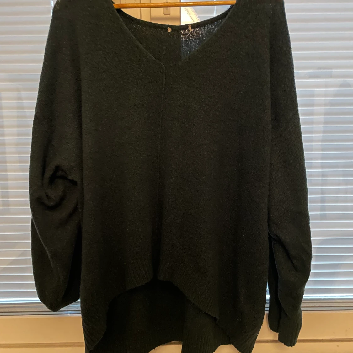 stickad grön tröja