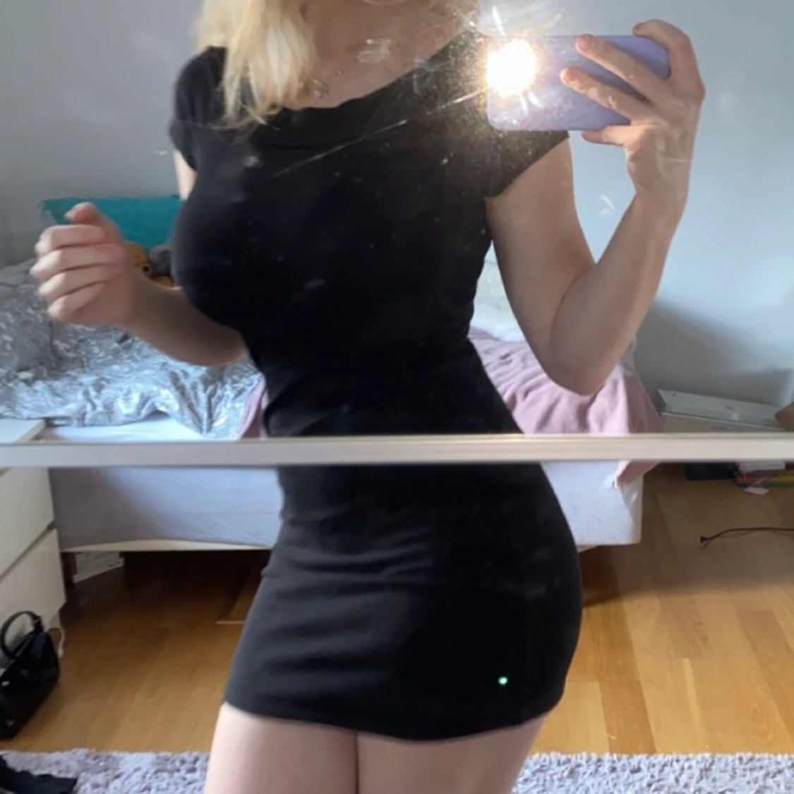 Fin svart klänning!