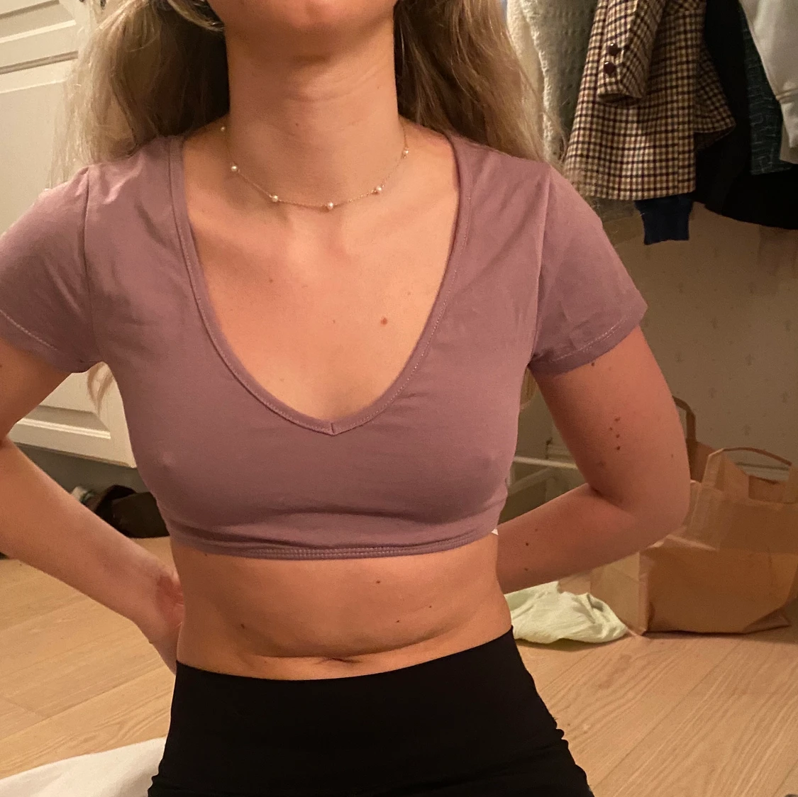 Lila topp från asos 