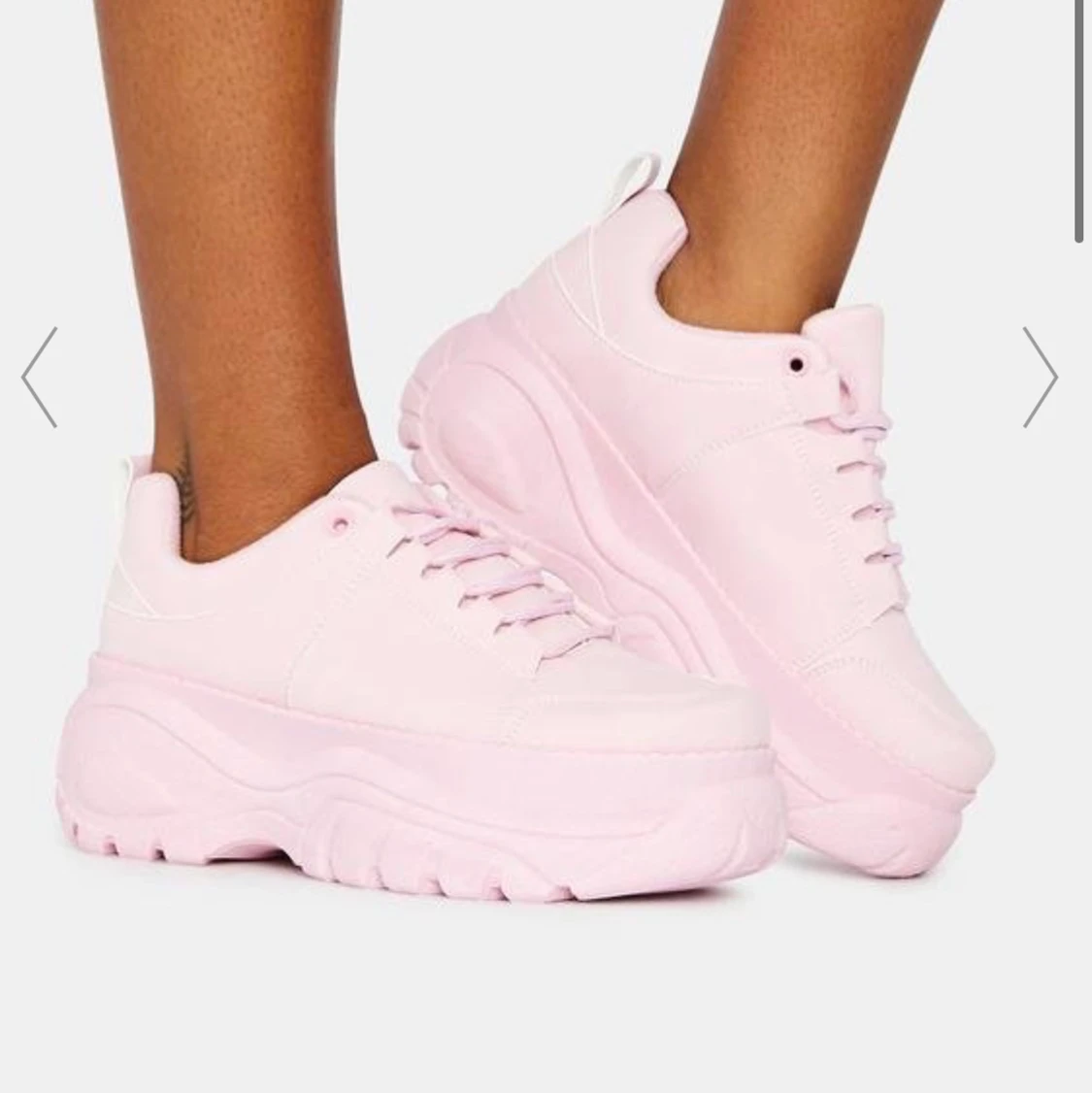 Rosa platform sneakers strl 37 dollskill - 90