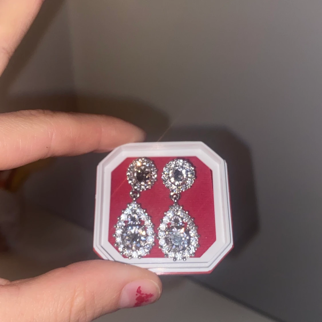 Lily and rose silver örhängen - 90