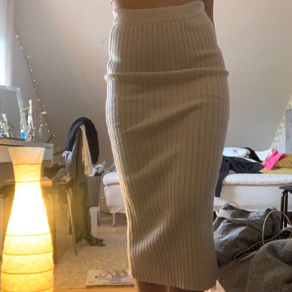 Stickad kjol från Zara | Plick Second Hand