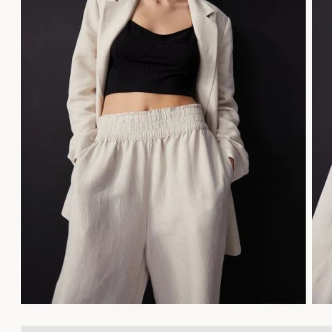 Linnebyxor hm stl S - 91