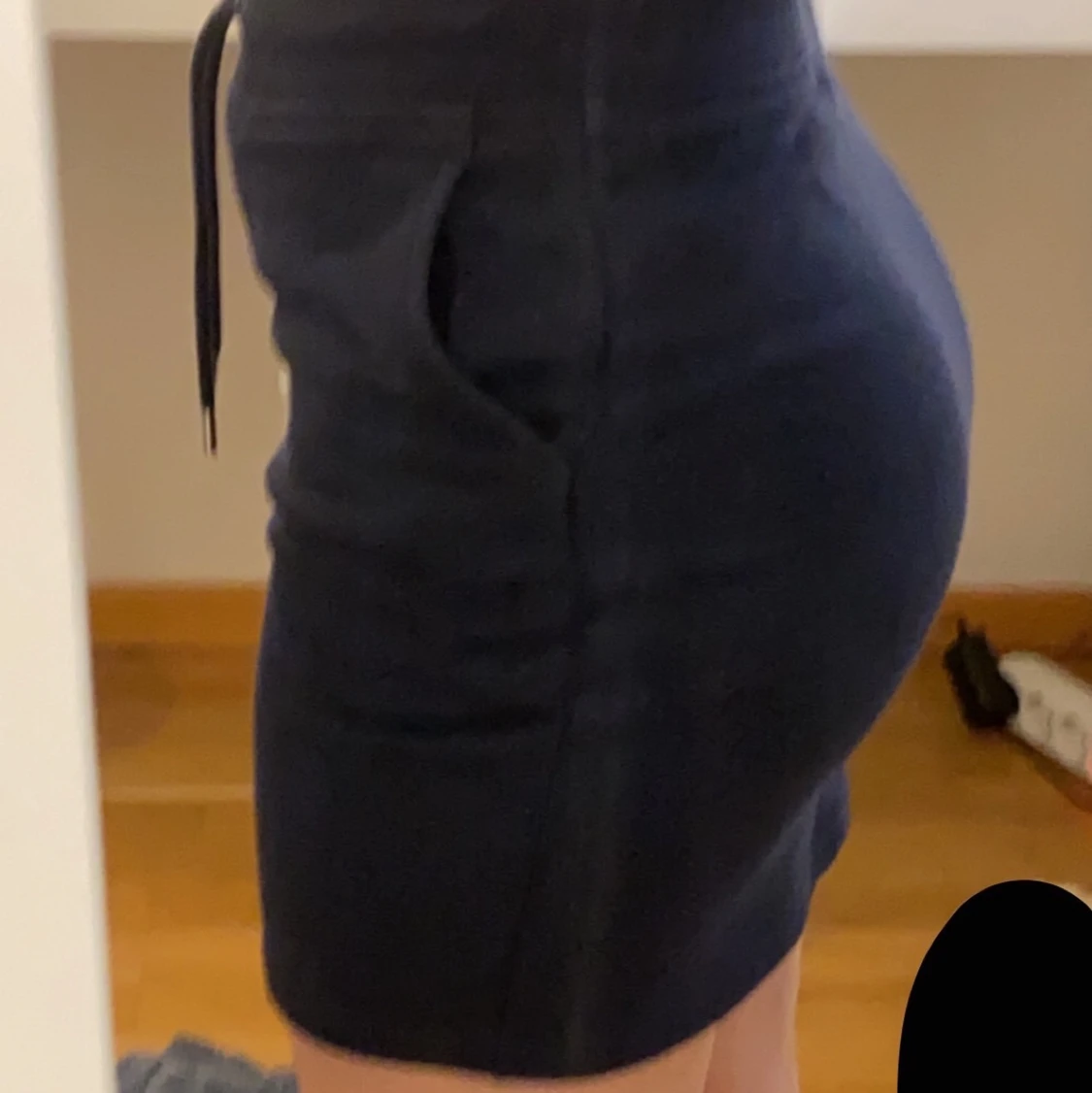 Mörkblå gant kjol - 90