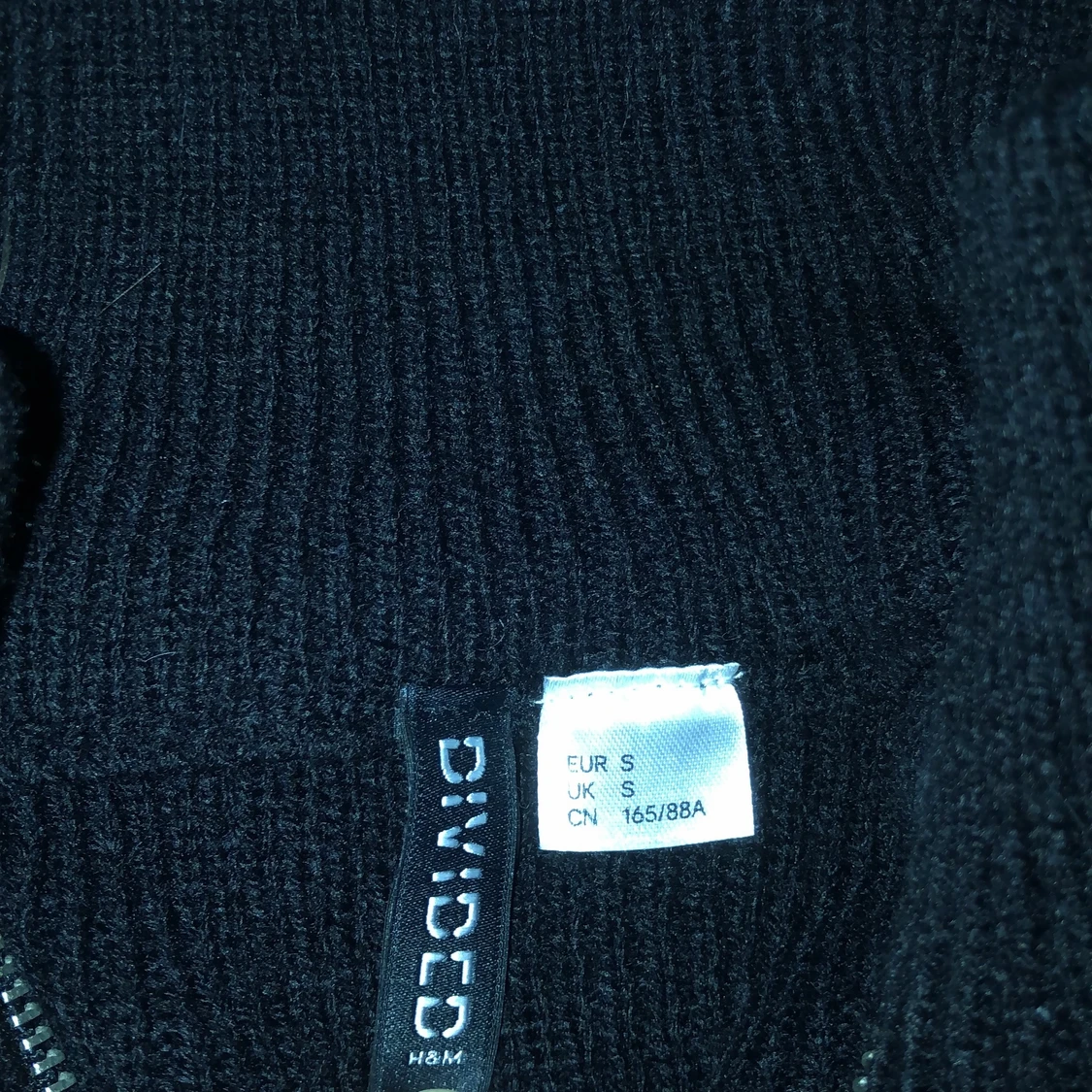 Stickad tröja med halv dragkedja🌸 - 91