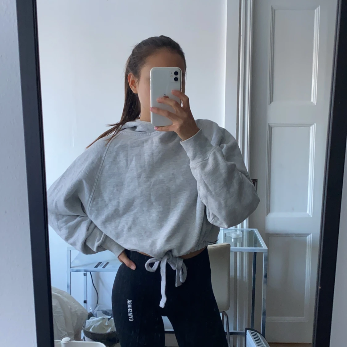 Weekday grå hoodie XS