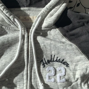 Zip up hoodie - Super fin zip up hoodi från Hollister! Knappt använd och har både luva och dragkedja. Perfekt nu till våren🤩 Skriv till mig för mer info🥰