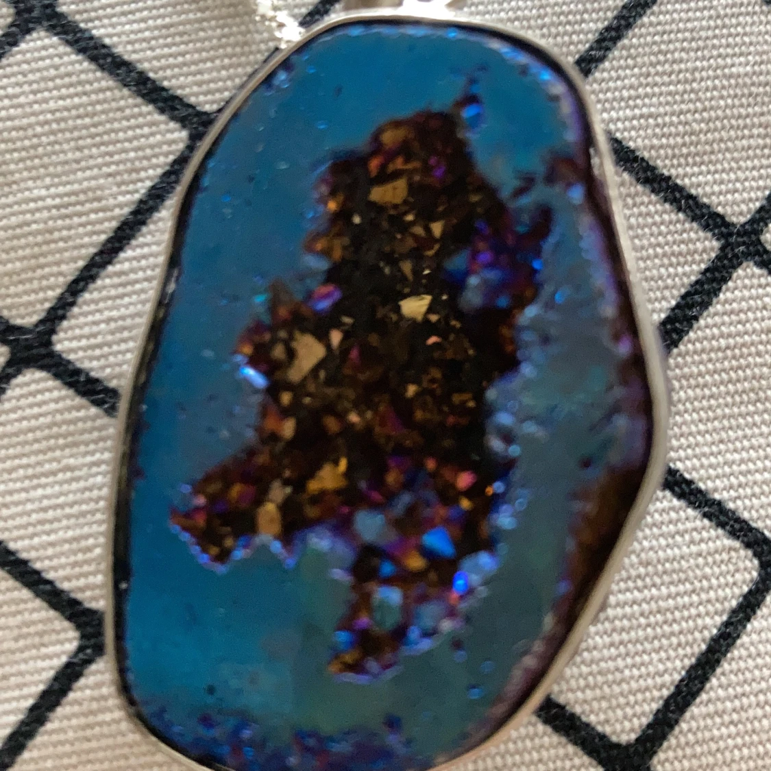 Halsband Sten kristall magisk  - 90