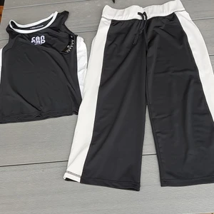 Träningskläder - 3/4 byxor strl.M linne strl. L