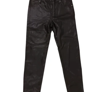 Lager 157  - Fina svarta skinnbyxor från Lager 157, storlek 38, med högmidian, 
