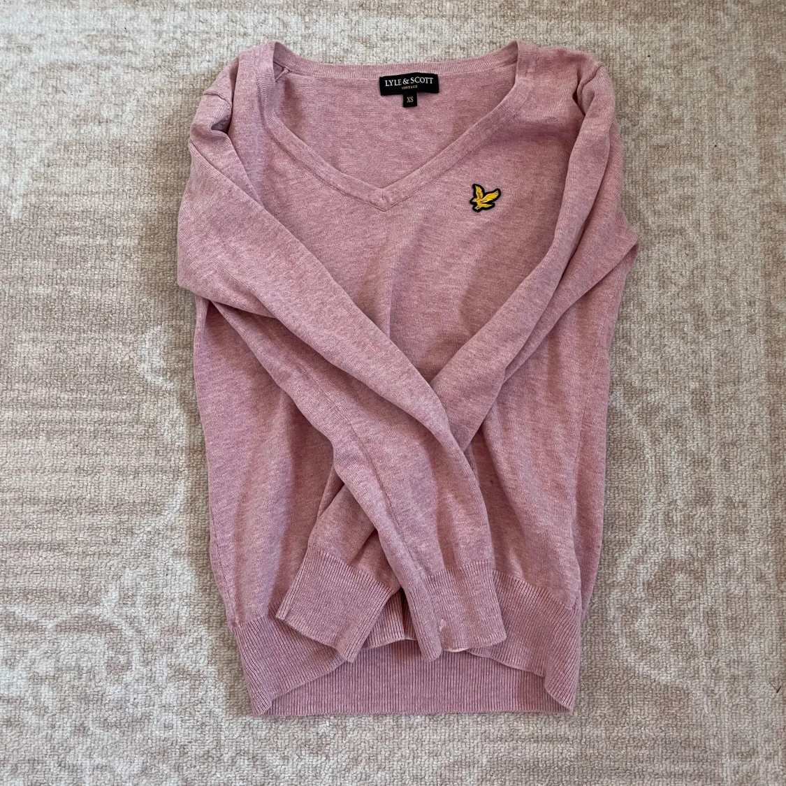 Lyle and Scott Vintage rosa tröja - 90