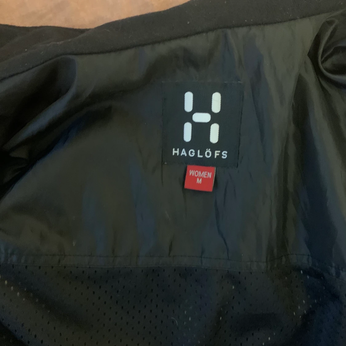 Haglöf jacka dam svart strl M  - 91