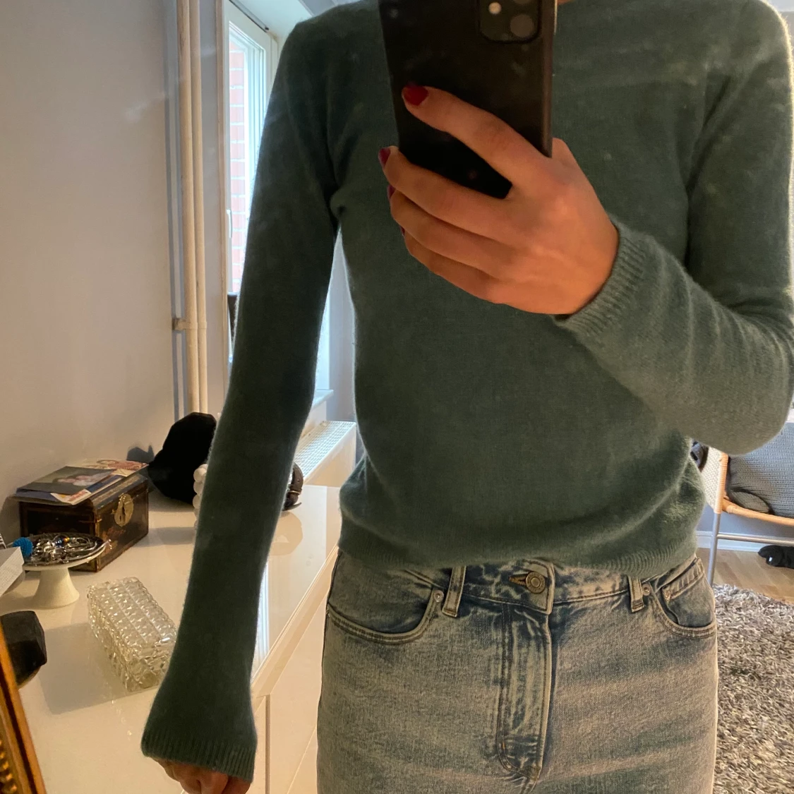 Otrolig kashmir tröja  - 90