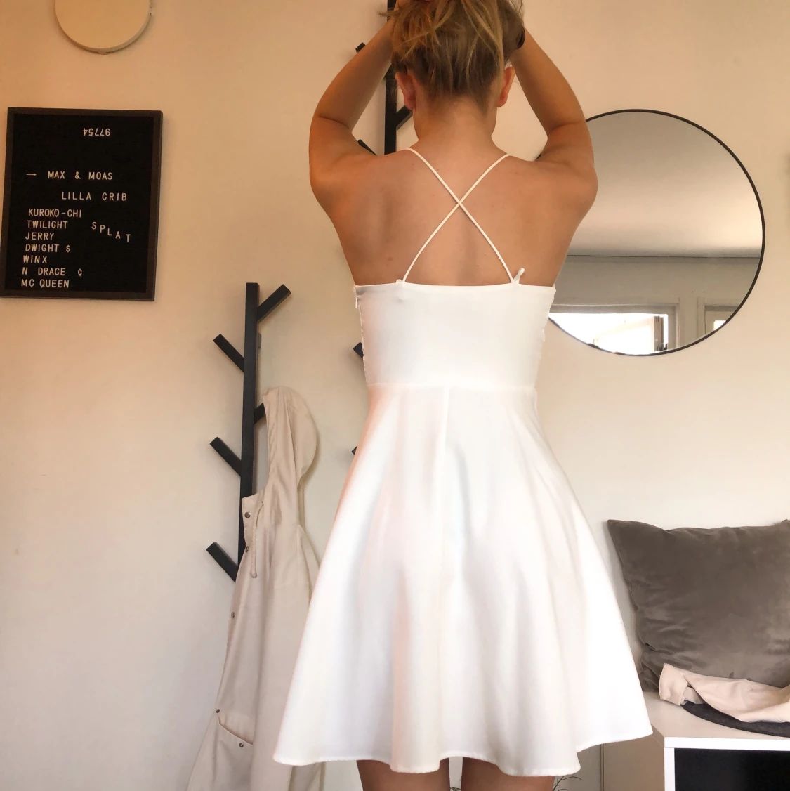 NLY vit klänning, 34 - 91