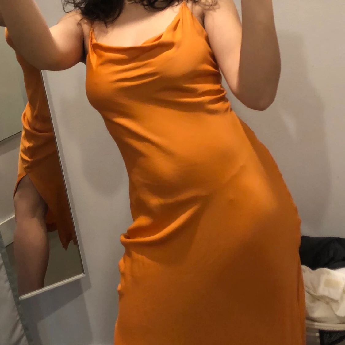 Hm silky klänning  - 90