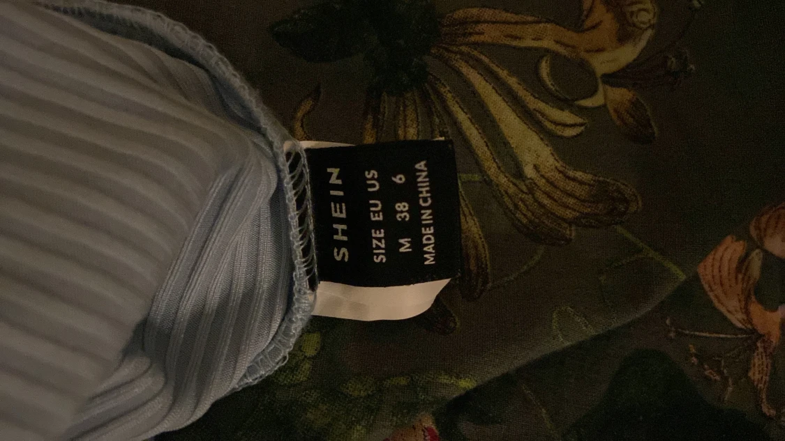 Ljusblå klänning med en 1 arm - 90