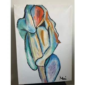Tavla - En akvarelltavla i storlek 70x50. Jag har målat denna.