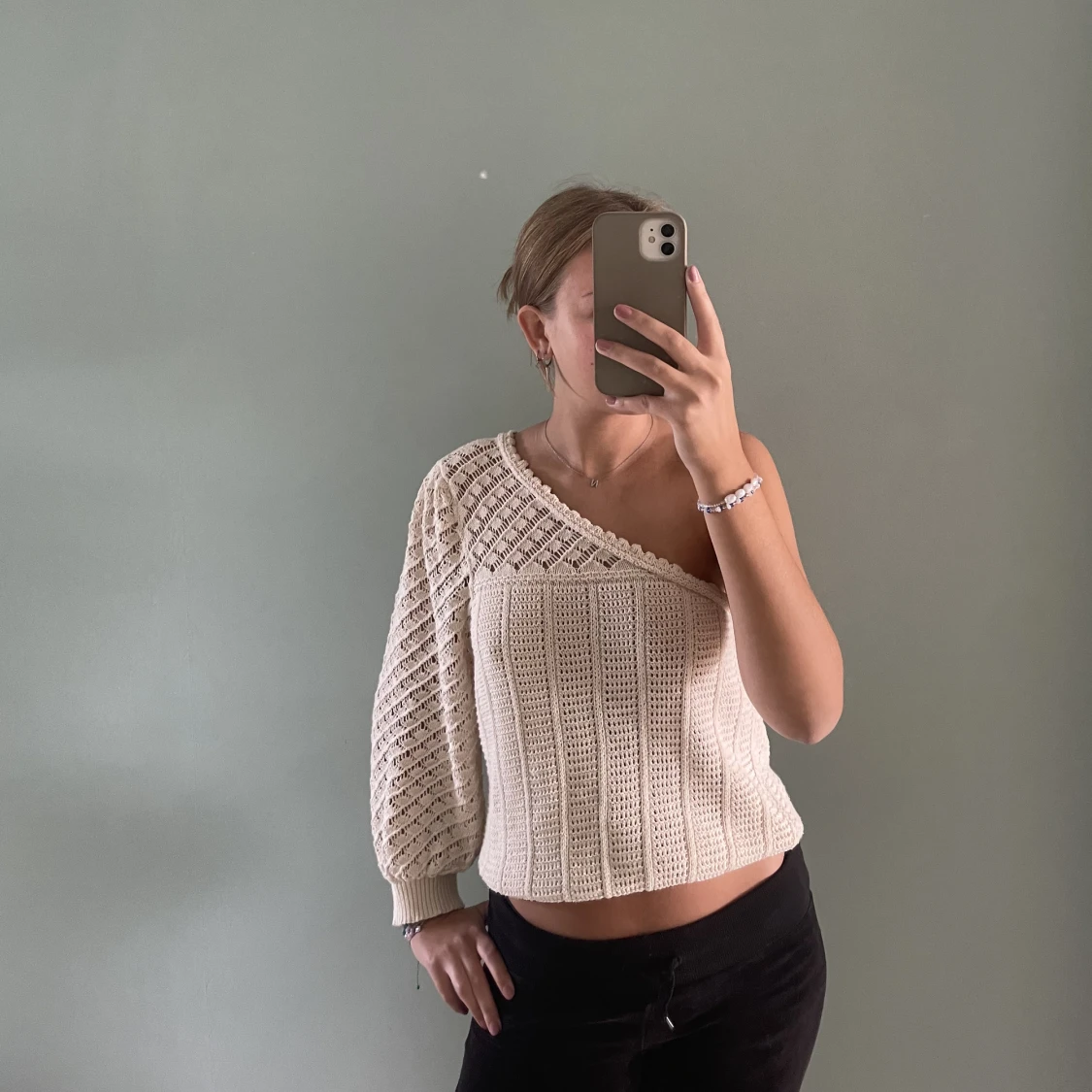 One shoulder tröja - 90