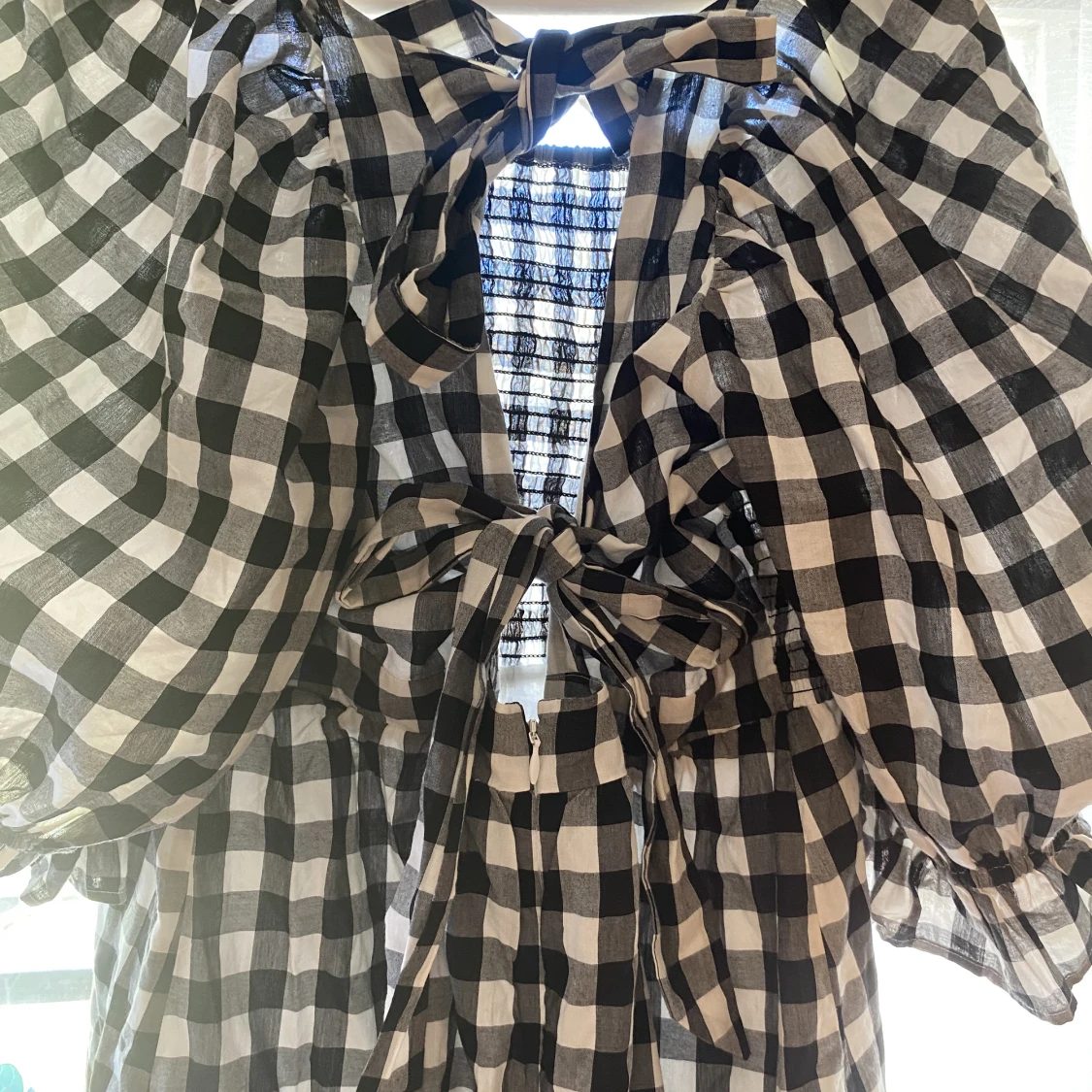 Rutig klänning  - 91