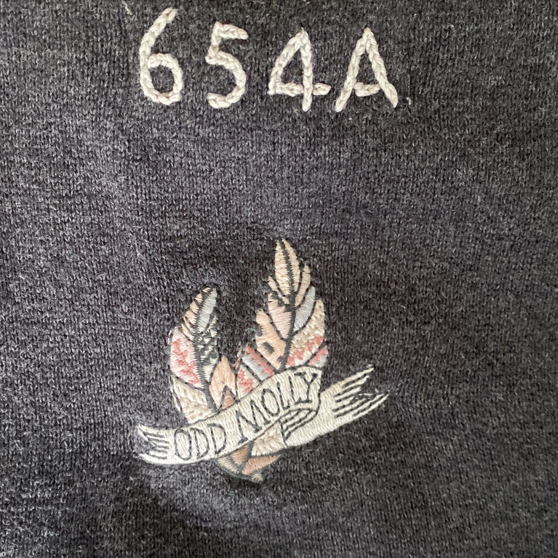 Grå ODD MOLLY kofta - 91