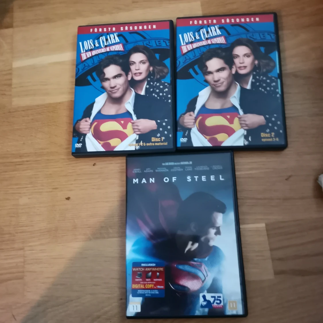 3 st dvd filmer 20 kr st