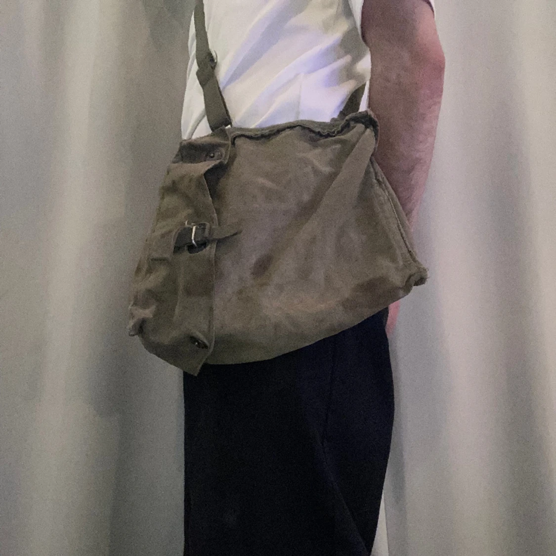 Gasmask/Militär Axelremväska - 91