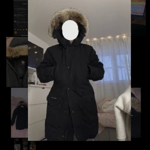 Canada Goose jacka dam M - Canada goose jacka i fint skick som jag nu säljer för att köpa en annan jacka. Använd då och då. Säljs för väldigt bra pris! Skriv vid intresse💗