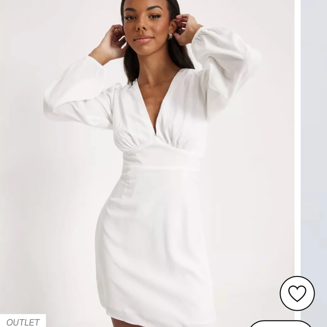 Studentklänning/ vit klänning - 91