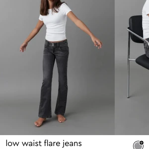 Low waist flare jeans  - Low waist flare jeans från Gina tricot. Helt oanvända endast testade. Storlek 164. Slutsåld i denna storlek på hemsidan.