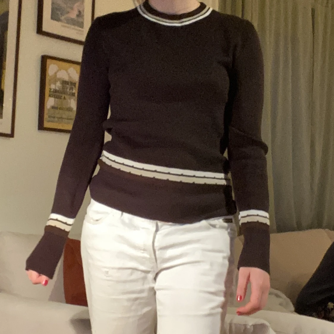 Vintage brun tröja - 91