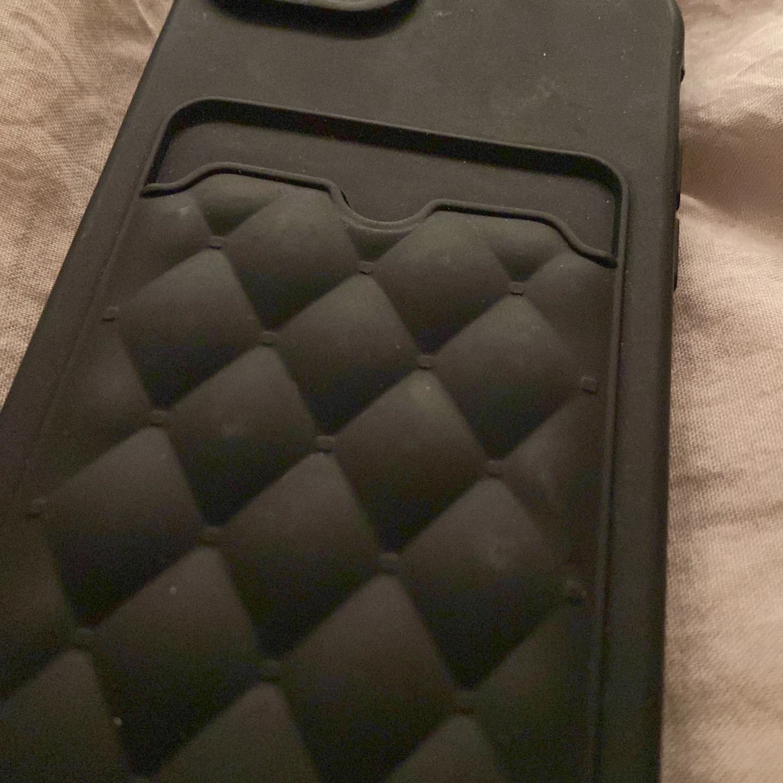 Svart Mobilskal korthållare iphone SE/8 - 90