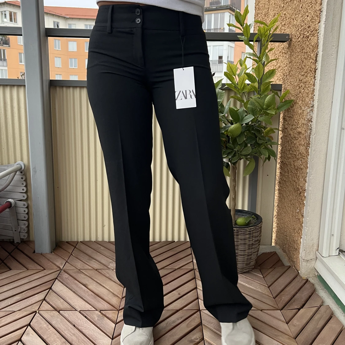 Zara low waist kostymbyxor  - 90