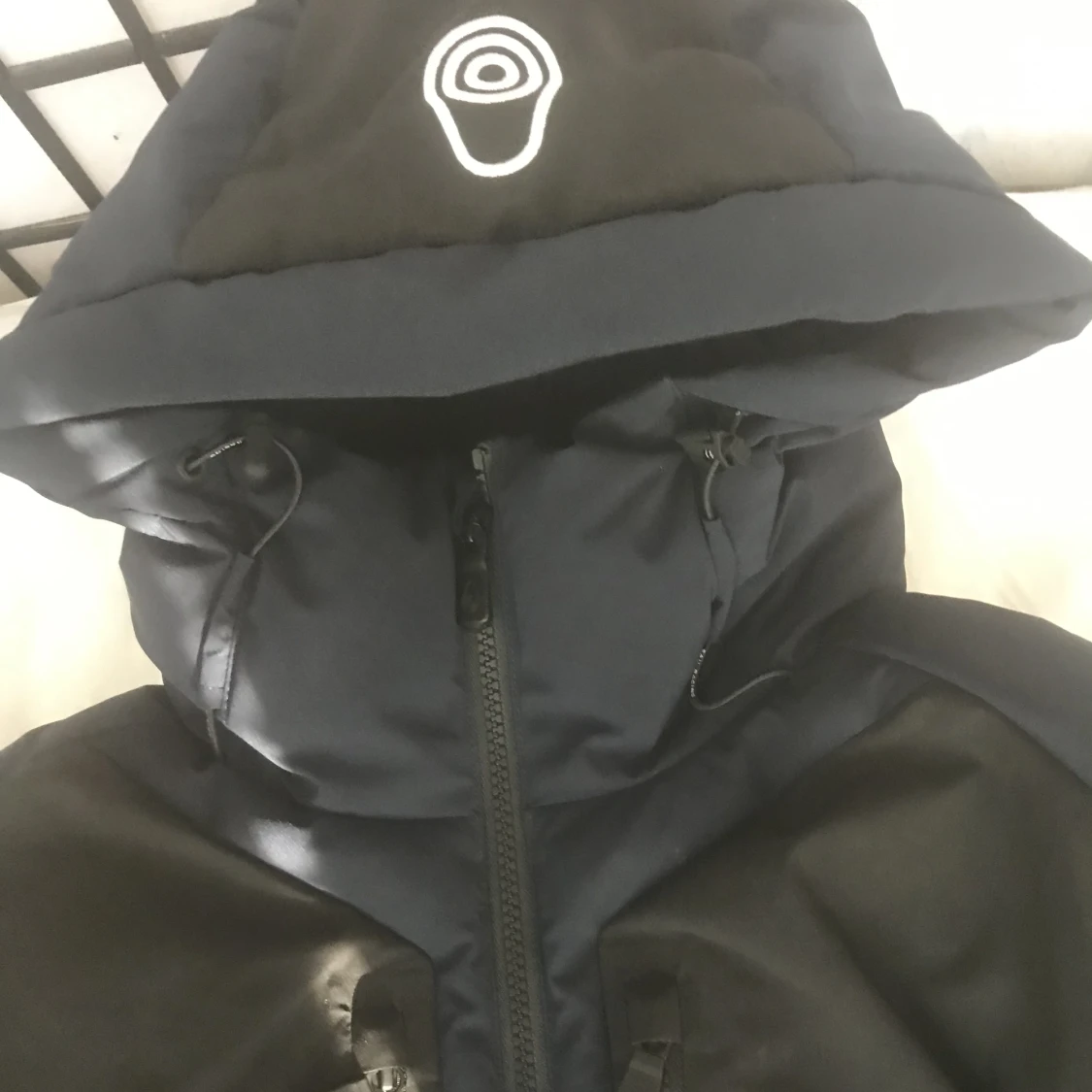 Mörkblå/svart sail racing jacka - 90