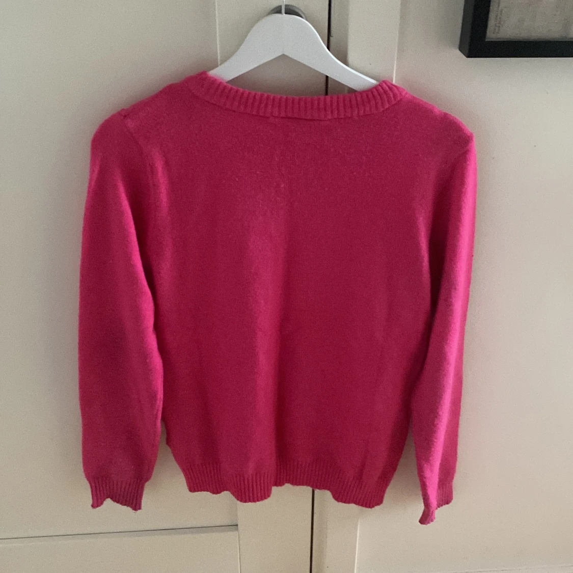 Rosa skön stickad tröja💓 - 90